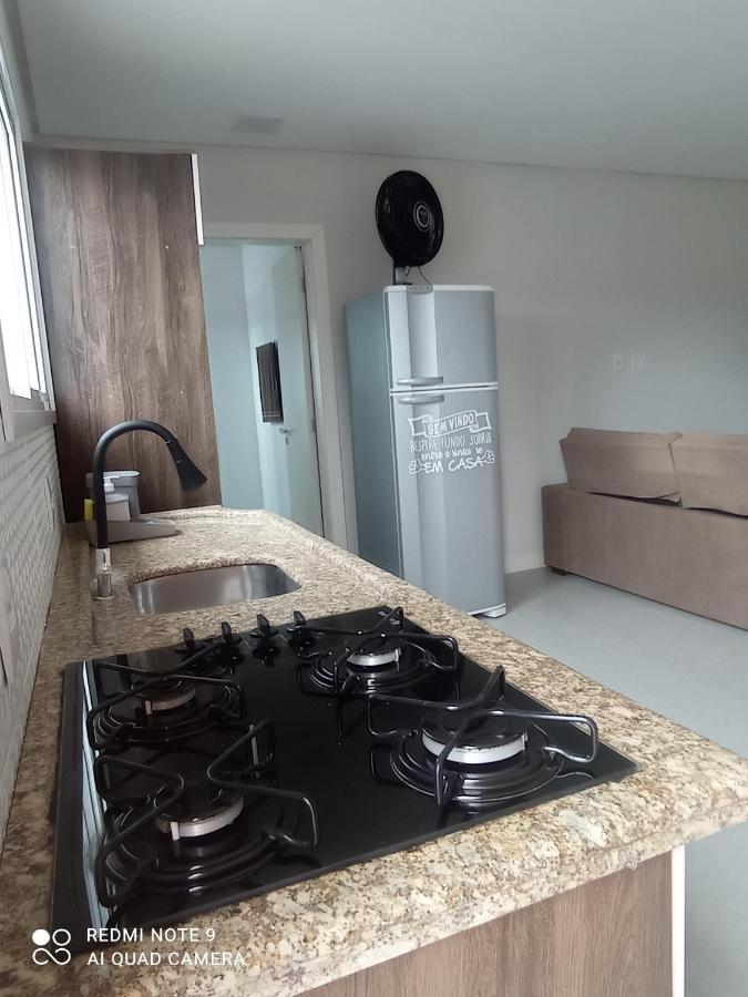 Apartamento Flat No Centro - Passo De Torres Sc Pirataba Kültér fotó